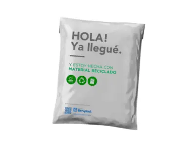 Bolsa e-commerce Beniplast hecha con material reciclado