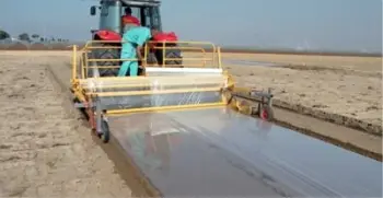 Colocación de film Cristal en el suelo